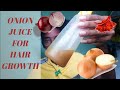 Onion Juice For Hair Growth| Regrowth | Get your Edges Back