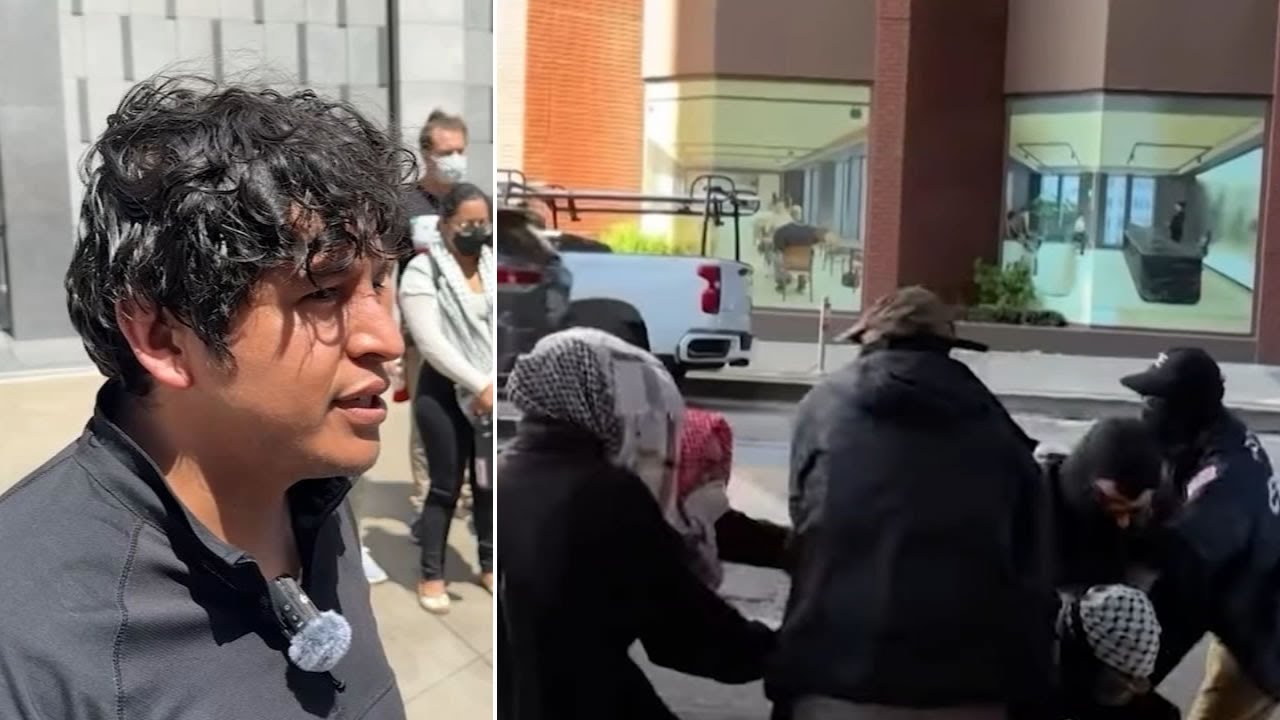 ICE agents arrest US citizen protesting outside SF immigration building ...