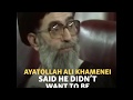 Irans supreme leader in 1989 i am not qualified