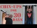 30 DAYS OF CHIN UPS - THE RESULTS ARE ASTONISHING!