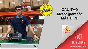 Cấu tạo motor giảm tốc mặt bích