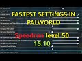Maxed Settings Level 50 Speedrun Restricted in 15:10 (Former WR)