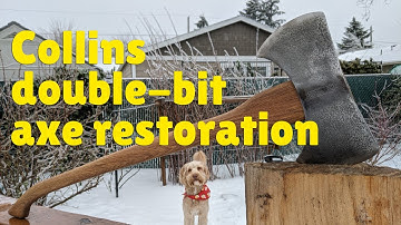 Collins double-bit axe restoration