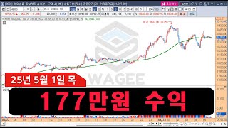 【해외선물 프로그램 매매 결과】 #중국관세 #애플실적 - 25년 5월 1일 목
