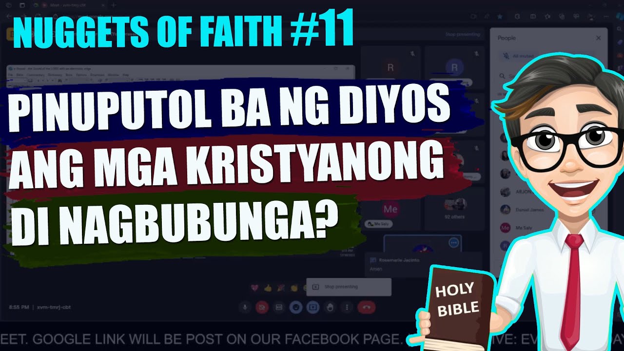 NUGGETS OF FAITH #11 - PINUPUTOL BA NG DIYOS ANG MGA KRISTYANONG DI NAGBUBUNGA?