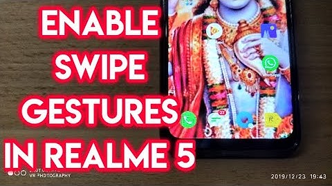Secret Of Swipe Gestures In RealMe 5 | VR Tech Studio