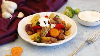 Tepsis Csirke Zöldségekkel Mindmegette.hu