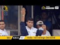 Historic moment for indian cricket team epic declaration by dada after scoring 625 plus runs