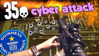 35 KILLS WORLD RECORD IN CYBER ATTACK - Modern Warfare 2019