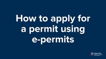 How to apply for a permit using e-permits
