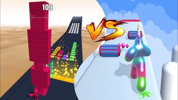 Stack Color 🌈⚡️VS Blob Runner 3d  🌟 : All Levels Gameplay Walkthrough Android, iOS NEW UPDATE