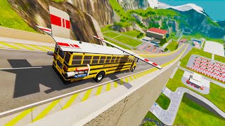 BeamNG Drive Fun Madness - Crazy Cars Jumping Giant Death