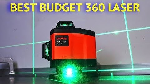 DOVOH K4-360G – 4x360° Green Beam Laser Level | Self-Leveling, Rechargeable, 16-Line Layout