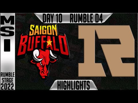 SGB vs RNG Highlights | MSI 2022 Day 10 Rumble Stage D4 | Saigon Buffalo vs Royal Never Give Up