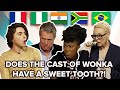 The Cast Of Wonka Try Sweets from Around The World