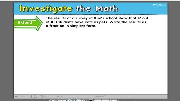 Chapter 8 Lesson 5 Simplest Form