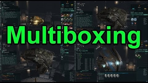 Legit Method for Multiboxing - EVE Online Live Presented in 4k