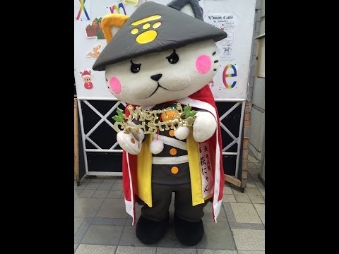 萩イルミネフェスタ2013【男なら】萩にゃんwith 紲＆華舞姫 コラボ演舞☆