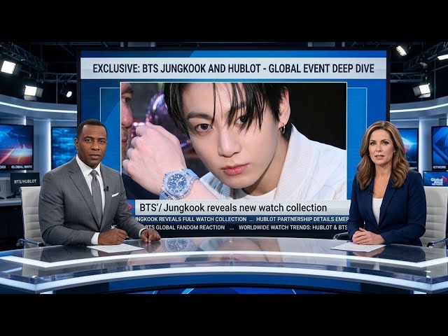 Jungkook Stuns U.S. Media 🇺🇸! His Hublot Appearance Becomes a