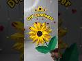 DIY Sunflower with paper #diysunflower