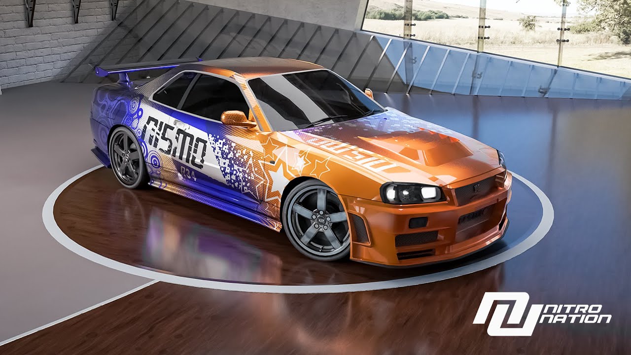 Nitro Nation Drag & Drift MOD APK cover