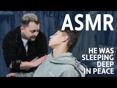 ASMR SLEEP MASSAGE | Customer Sleeps Deep In Peace
