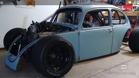 Chevy ls 5.3 motor VW V8 RatRod Bug  AirBag fabrication all done