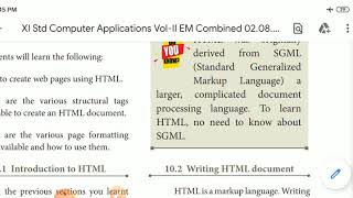 +1 COMPUTER APPLICATIONS CHAPTER-10(PART-1)