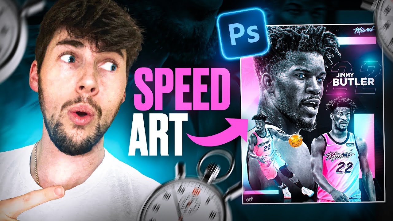 Jimmy Butler Poster - Speed Art