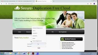 Cloud Computing, Web Security, Deduplication, Secure Cloud Server