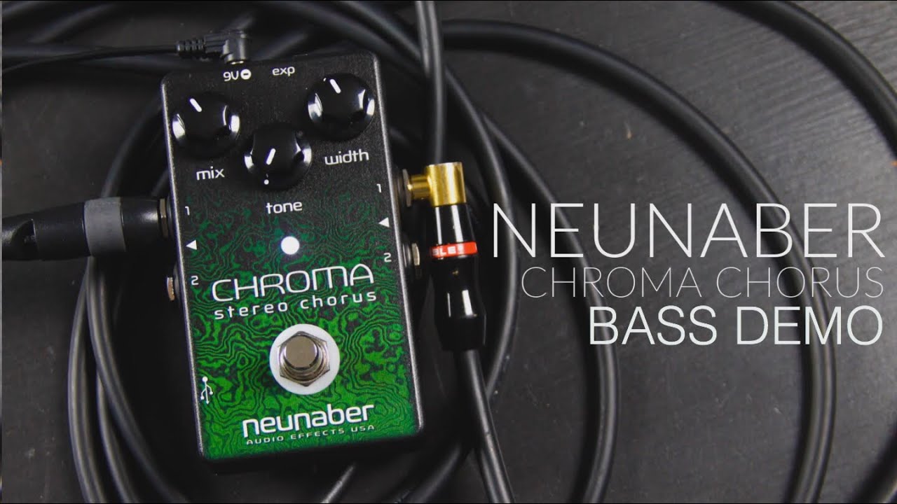 Neunaber Chroma Chorus - Bass Demo - YouTube
