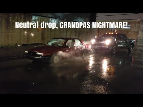 Neutral drops Grampas 1990 Chevy Corsica