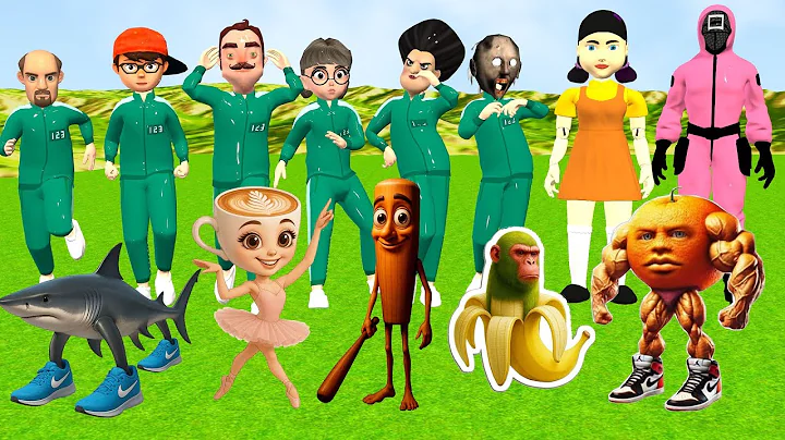 Scary Teacher 3D vs Squid Game Choose Italian Brainrot Room vs Tung Tung Tung Sahur Challenge