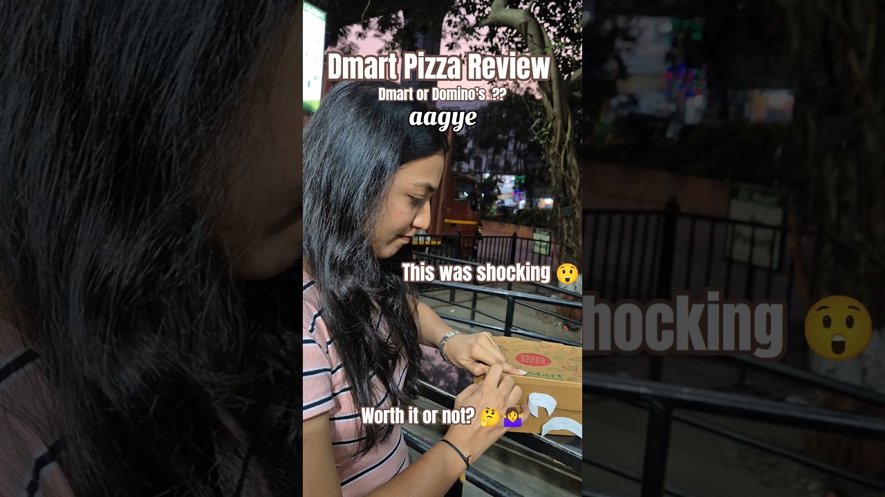 DMart Pizza Review | Better than Domino’s?! 🍕 