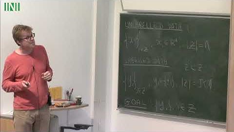 UNQW04 | Prof. Andrew Stuart | Large Graph Limits of Learning Algorithms