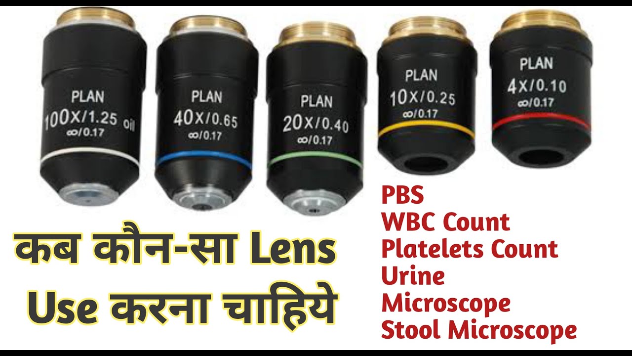 microscope lens uses | microscope uses