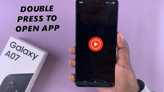 Samsung Galaxy A07: How To Set Side Button To Launch Favorite App