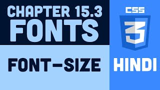 CSS Tutorial in Hindi - 15.3 - Font Size