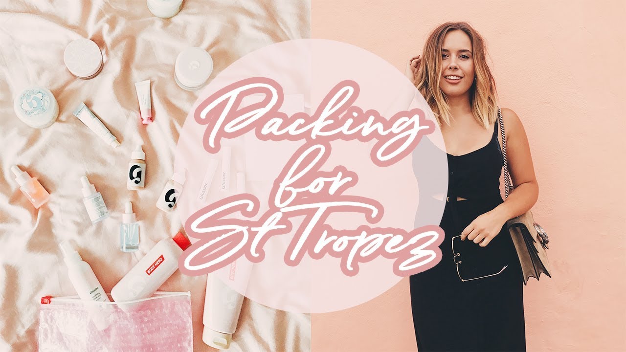 GLOSSIER UNBOXING HAUL & PACKING FOR ST TROPEZ | Hello October Vlogtober Day 11 + 12