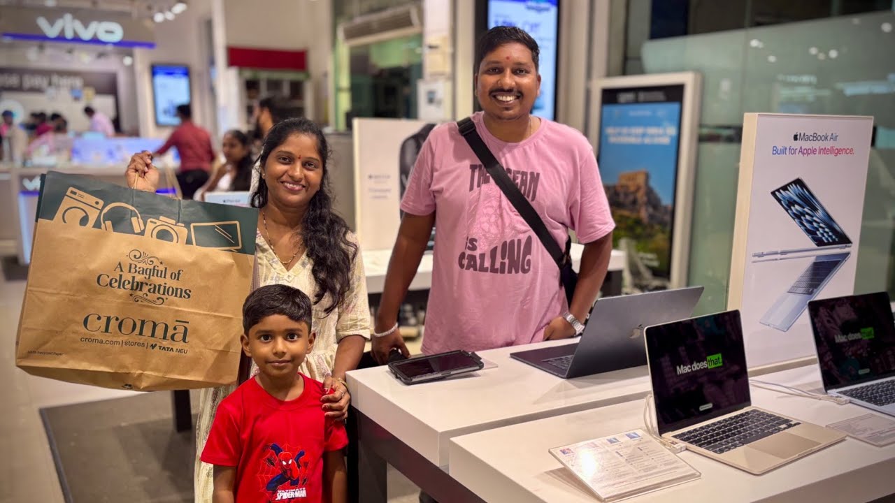 क्रोमामध्ये गेलो लॅपटॉप घ्यायला, आणला टॅब 😍 | आमचा मसाले व्यवसाय| S For Satish | Panvel, Navi Mumbai