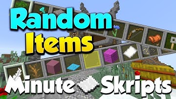 Minute Skripts: Random Item every 10 seconds! | Minecraft Skript Tutorial | Minehut (August 2020)