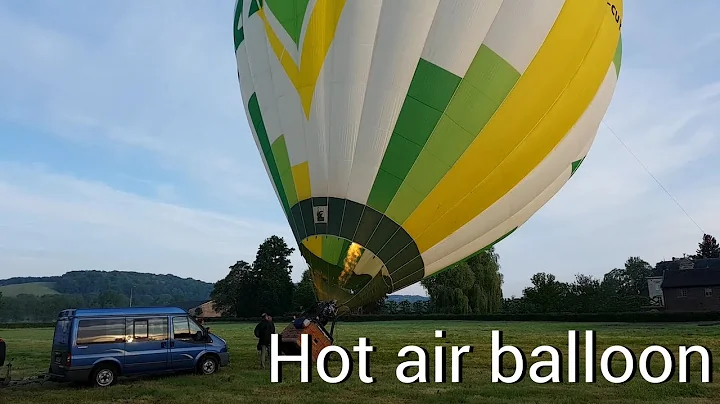 Hot air balloon - Take-off