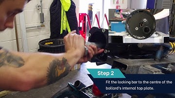 How To Install A New Bollard Locking Bar | ATG Access