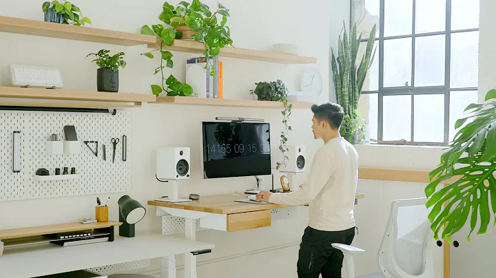 Modern Desk Setup & Office Tour  Calm, Cozy, Creative