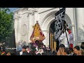 Urna de Santo Entierro de Cristo llega a la Parroquia Asunción donde