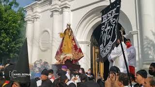 Urna de Santo Entierro de Cristo llega a la Parroquia Asunción donde