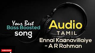 AR Rahman Hit Songs | Ennai Kaanavillaye Song | Kadhal Desam Bass Boosted