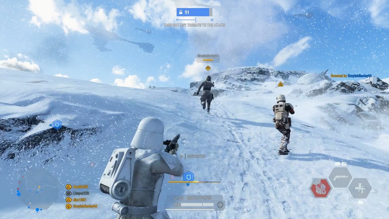 Star Wars Battlefront 2 Galactic Assault Gameplay No Commentary Youtube