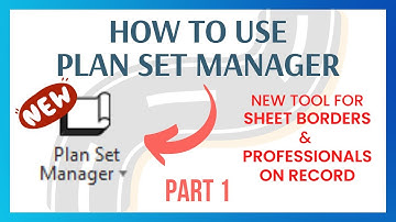 How to use Plan Set Manager to update Title Blocks & Professionals on Record (FDOT Connect Edition)