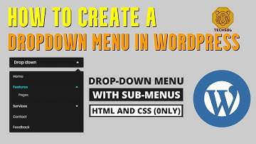 How to Create a Dropdown Menu & Custom Links in WordPress || Beginners